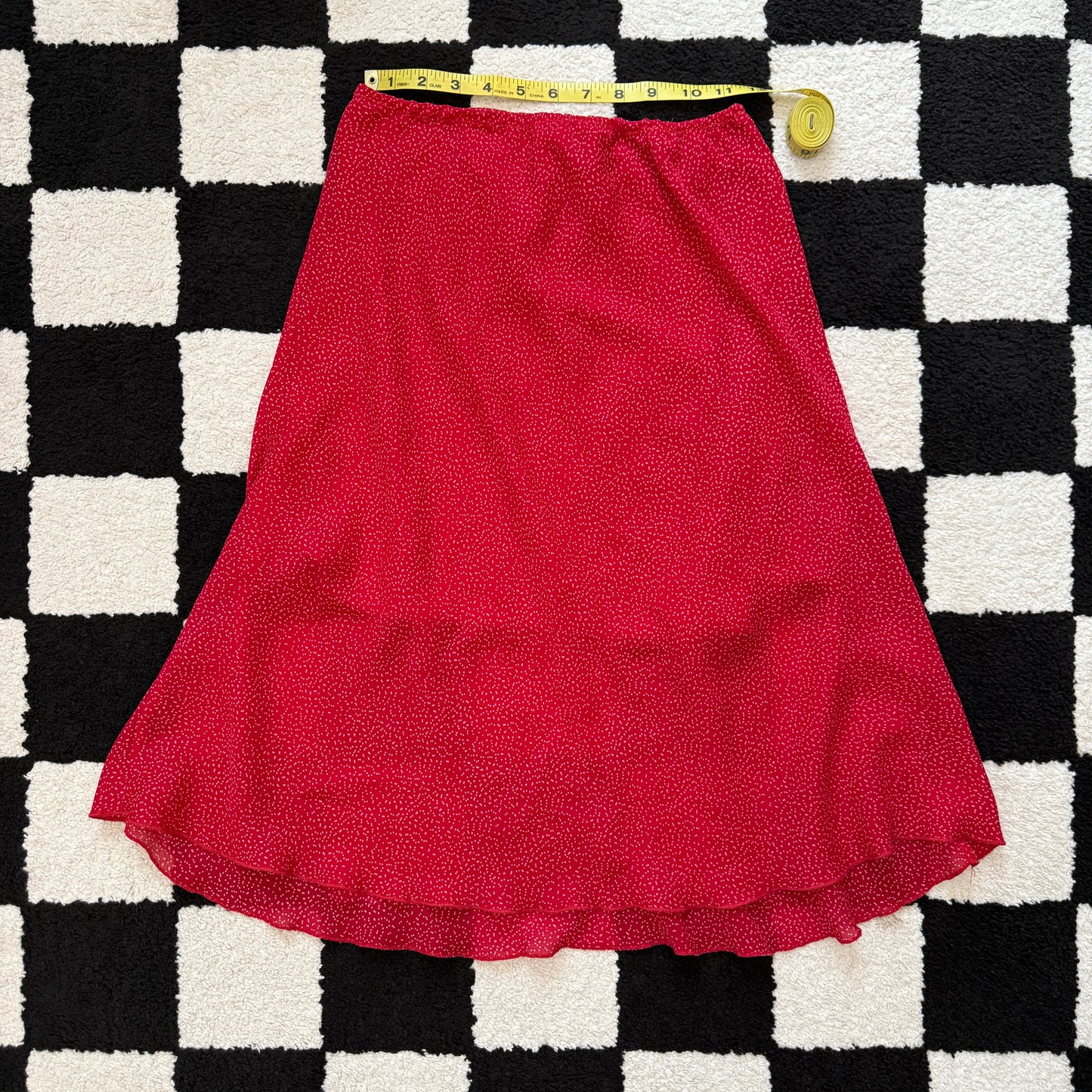 unique handmade vintage whimsy 90s y2k midi skirt