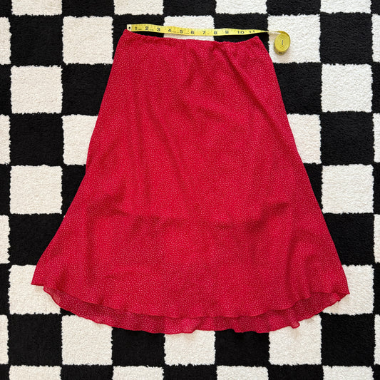unique handmade vintage whimsy 90s y2k midi skirt