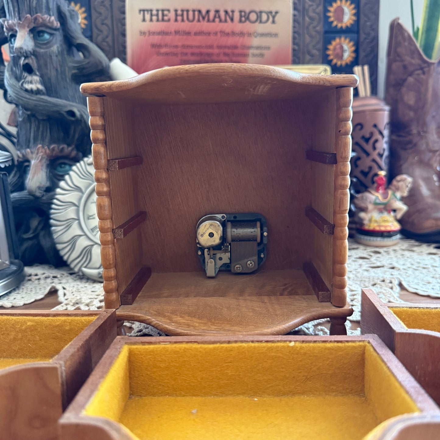 unique vintage whimsical jewelry holder