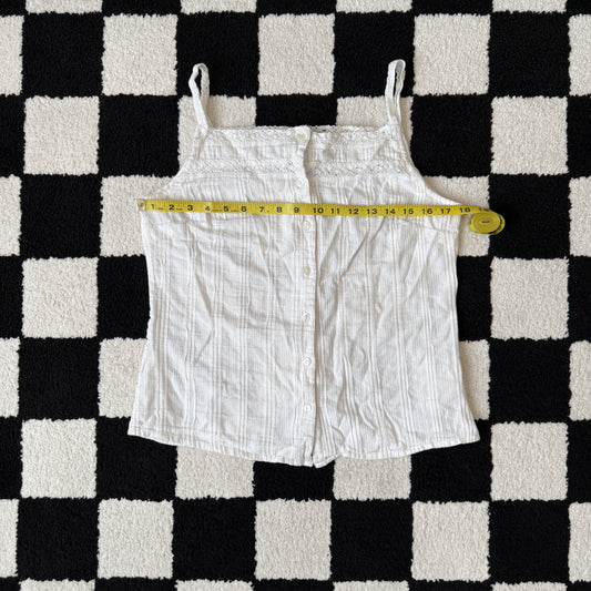 unique vintage whimsical 90s y2k button up top