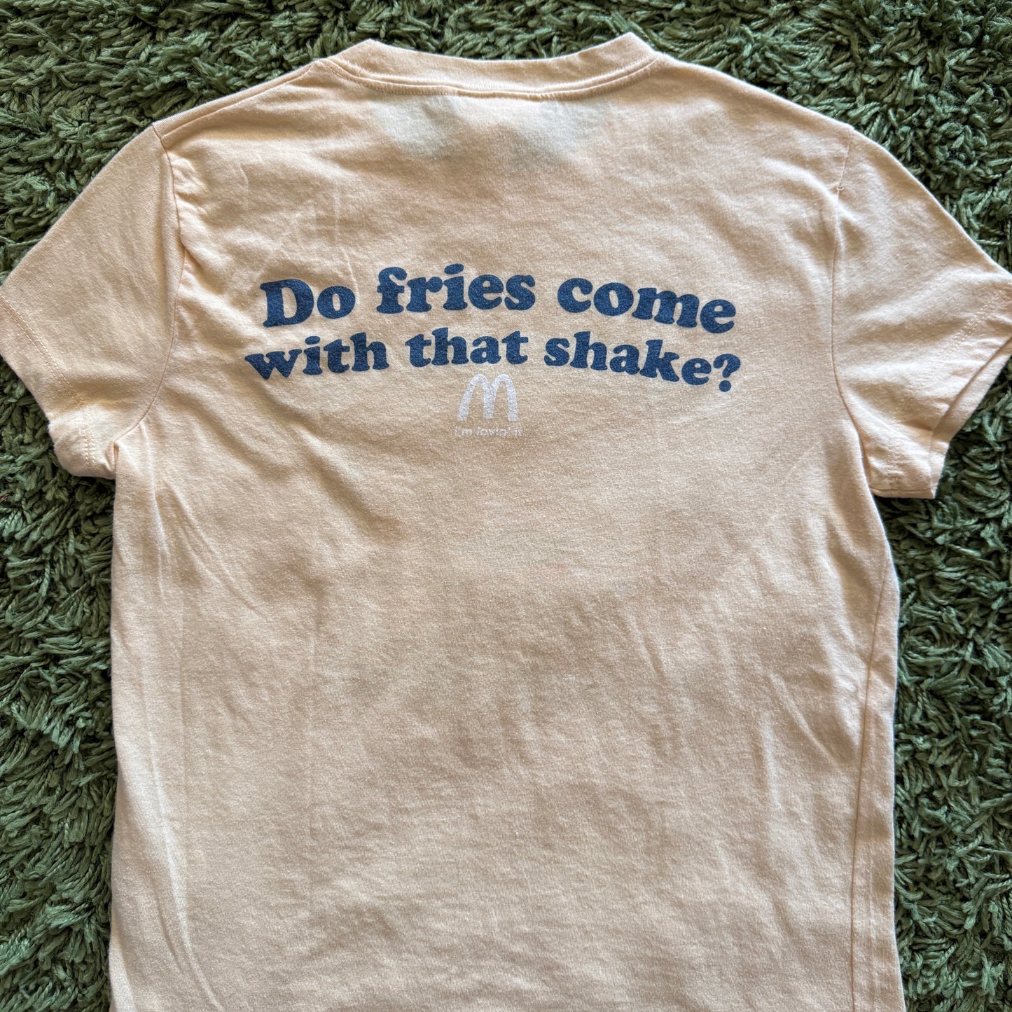 unique vintage whimsical 90s y2k MIGHTY FINE graphic baby tee