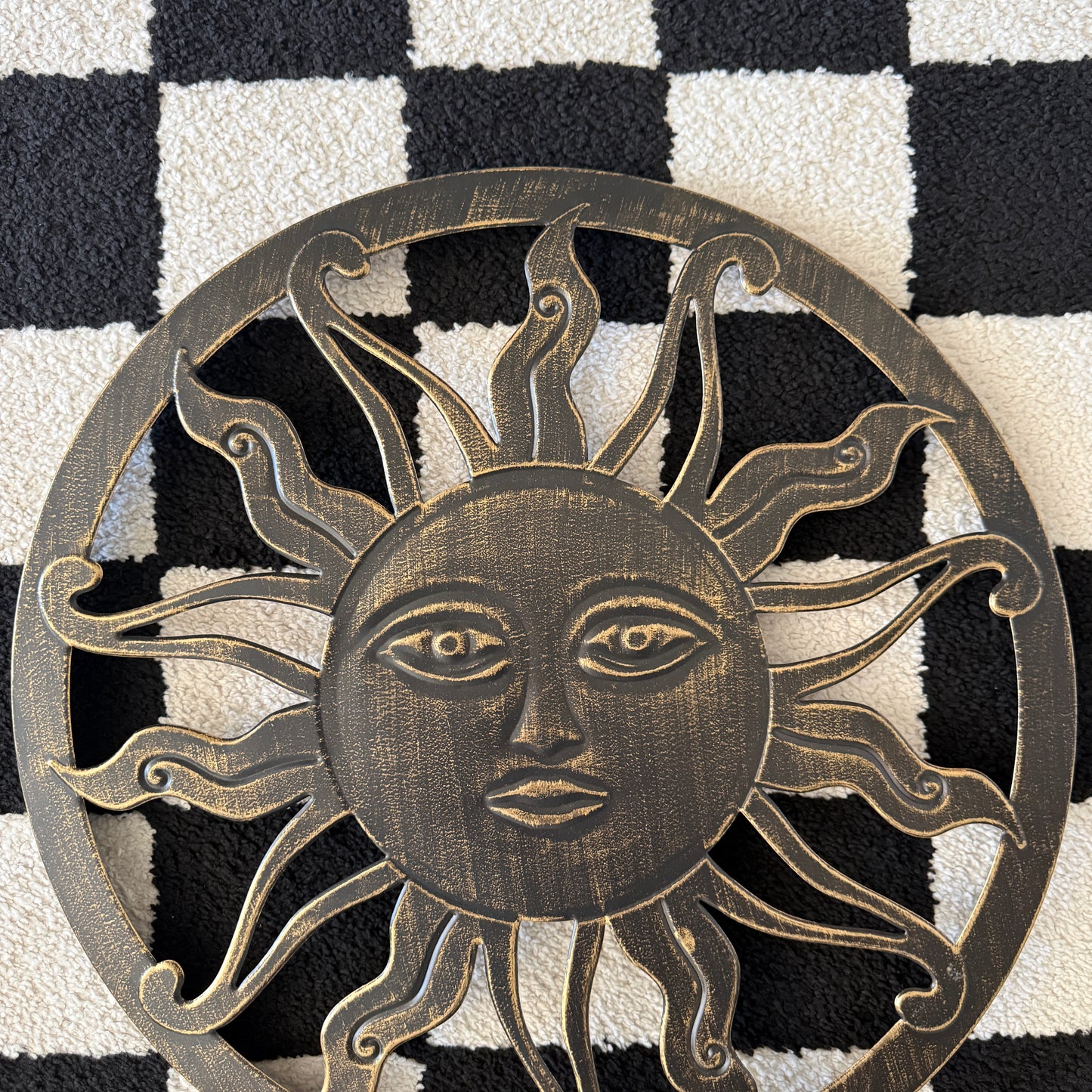 unique whimsical celestial sun wall decor collectable