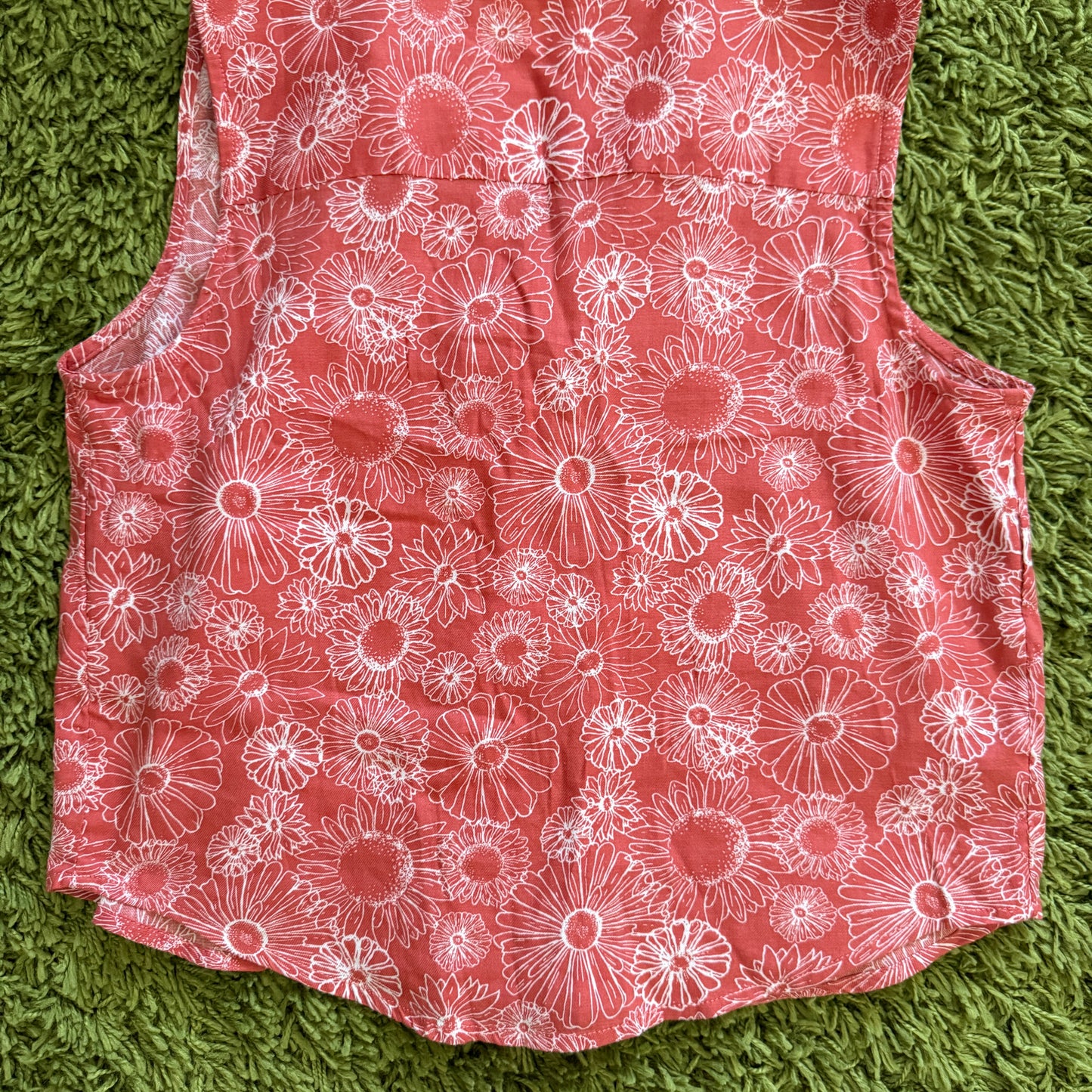 unique vintage whimsical 90s y2k button up top
