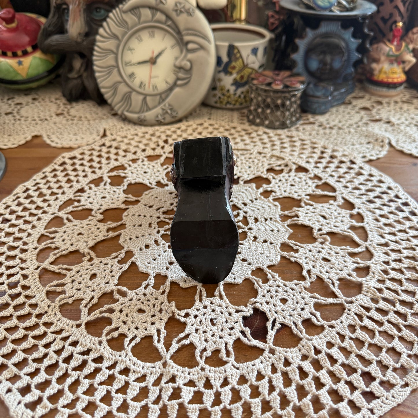 unique vintage whimsical celestial star boot figure collectable trinket