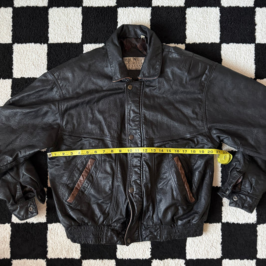vintage whimsy 90s y2k leather jacket