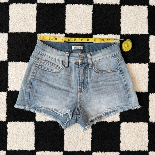 vintage whimsy 90s y2k MUDD denim shorts