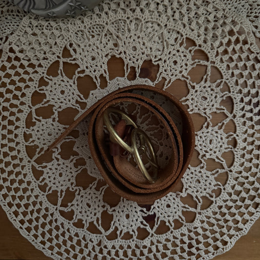 whimsical 90s y2k URBAN OUTFITTERS leather belt