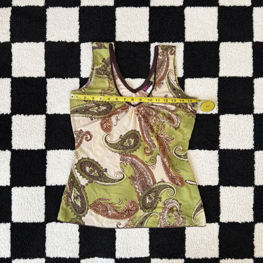 unique vintage whimsy 90s y2k AGENDA tank top