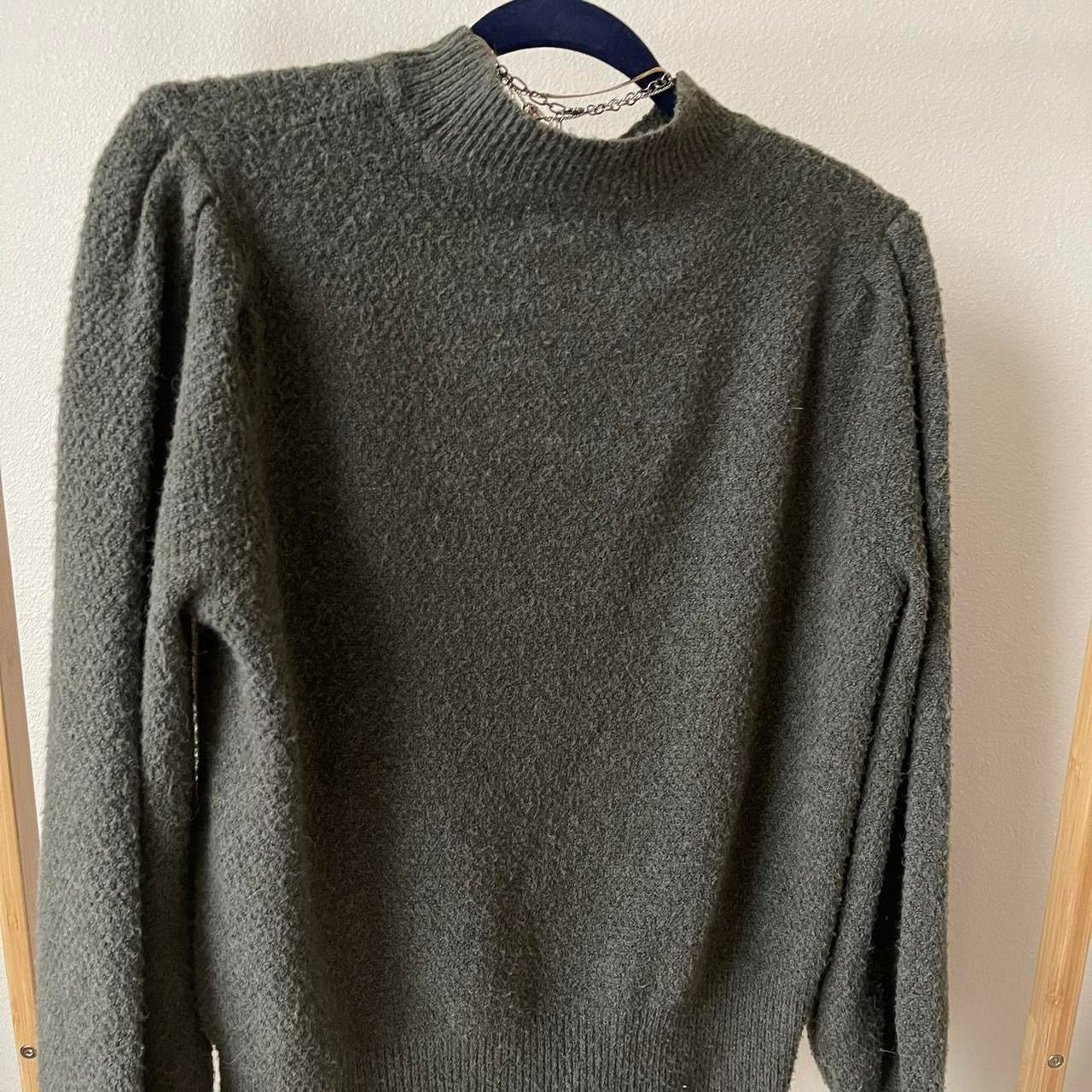 earth tone knit pullover sweater