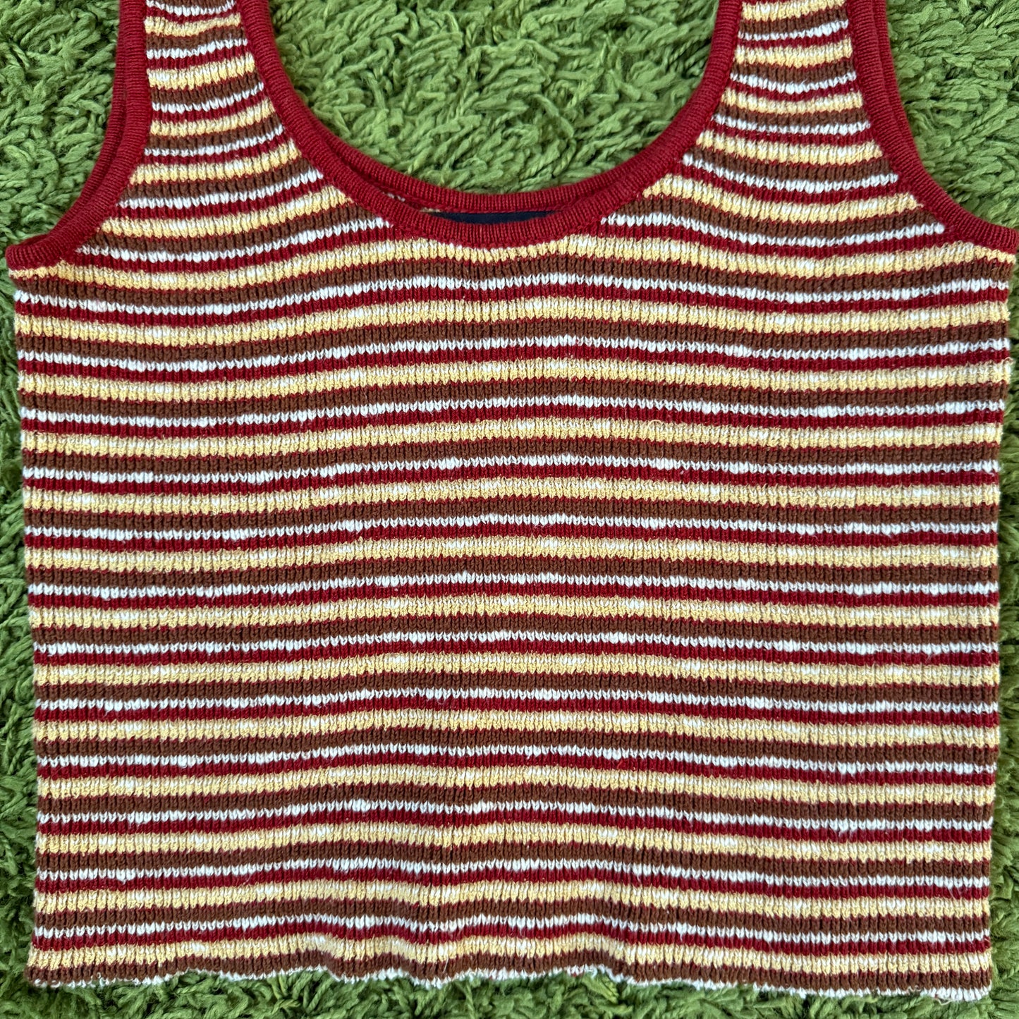 unique vintage whimsy 90s y2k knit tank top