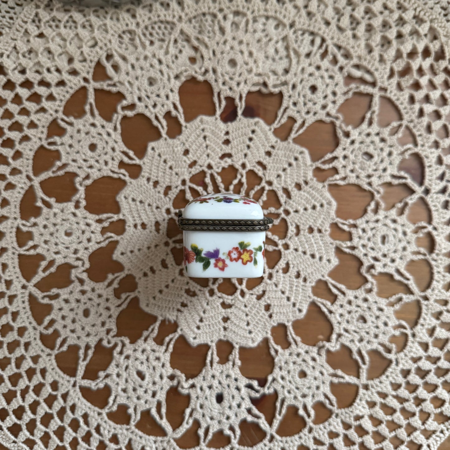 unique vintage whimsical trinket box
