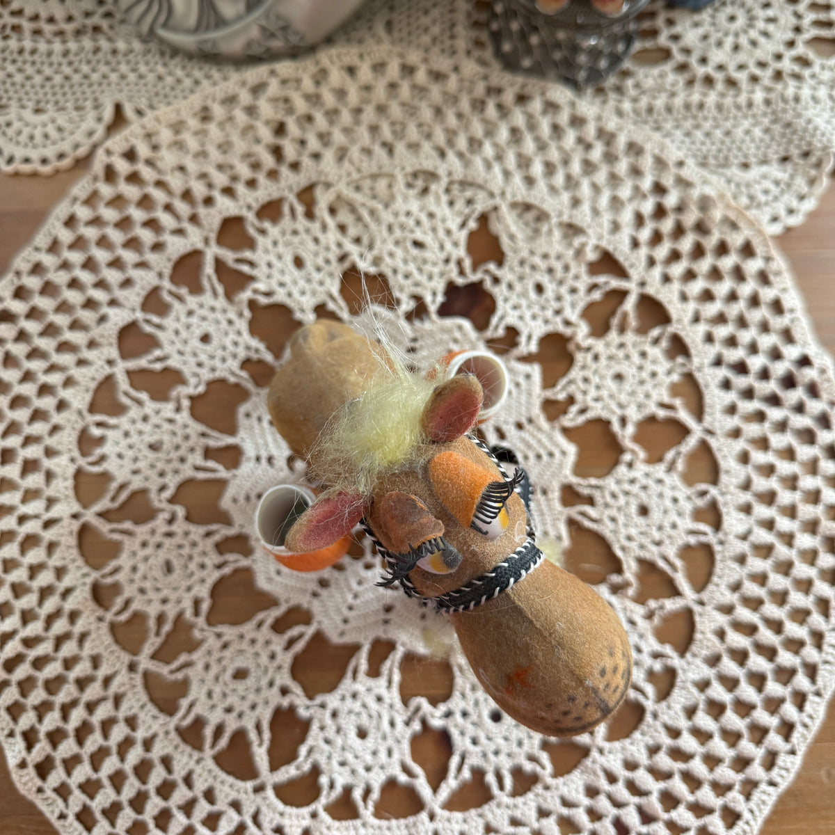unique vintage whimsical folk art figure collectable trinket