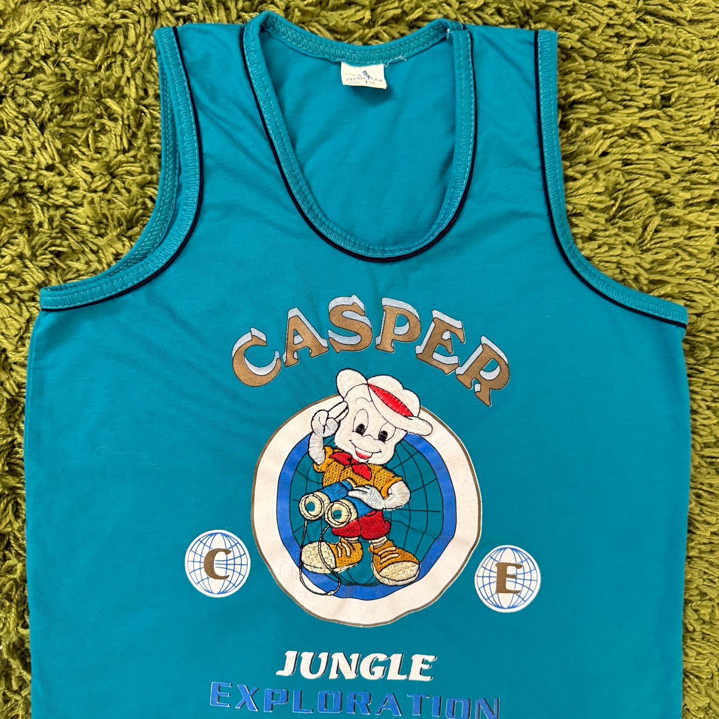 unique vintage whimsy 90s y2k embroidered tank top