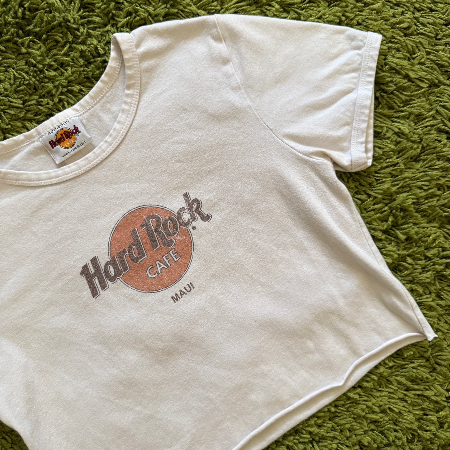 unique vintage whimsy 90s y2k HARD ROCK CAFE graphic baby tee