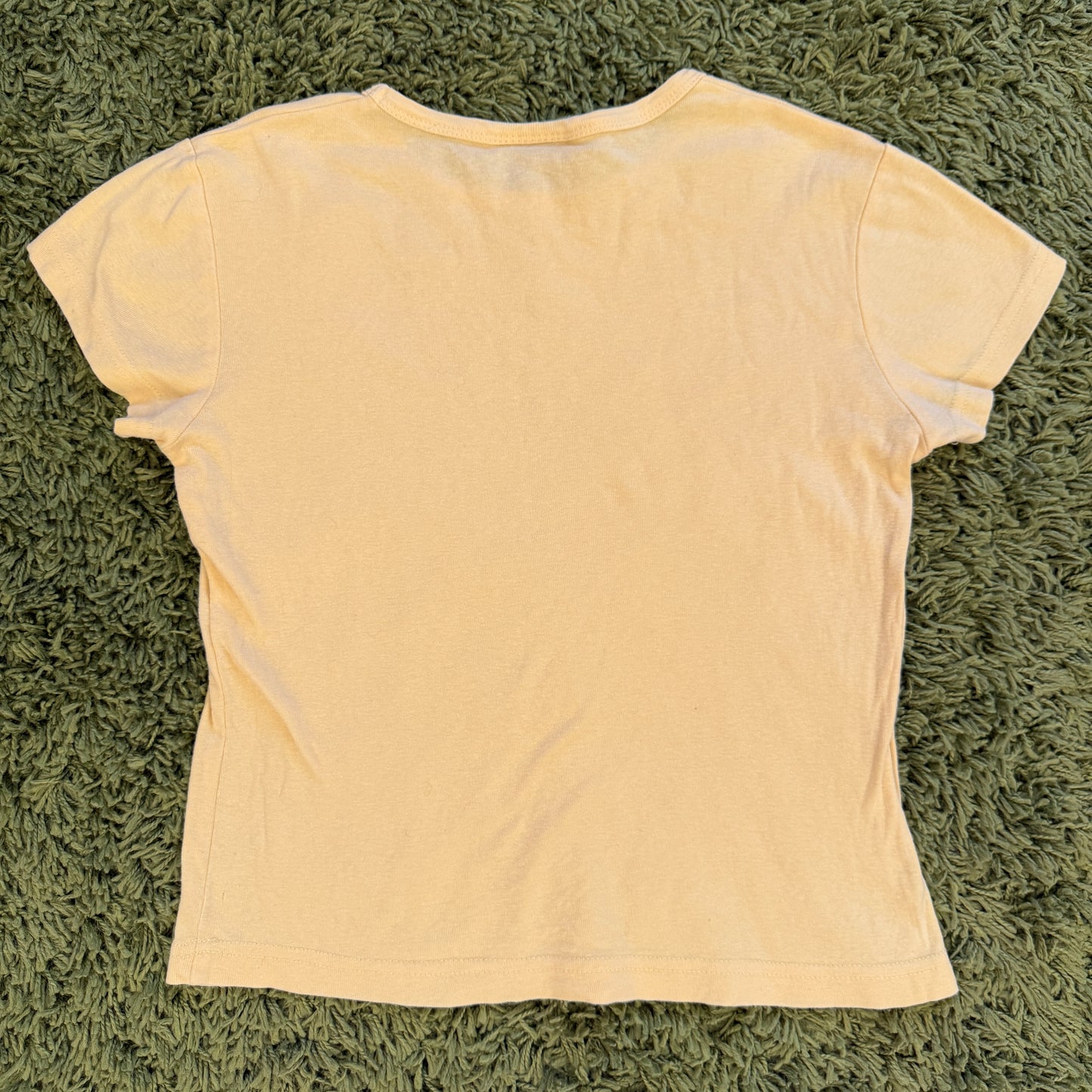 unique vintage whimsy 90s y2k NO BOUNDARIES graphic baby tee