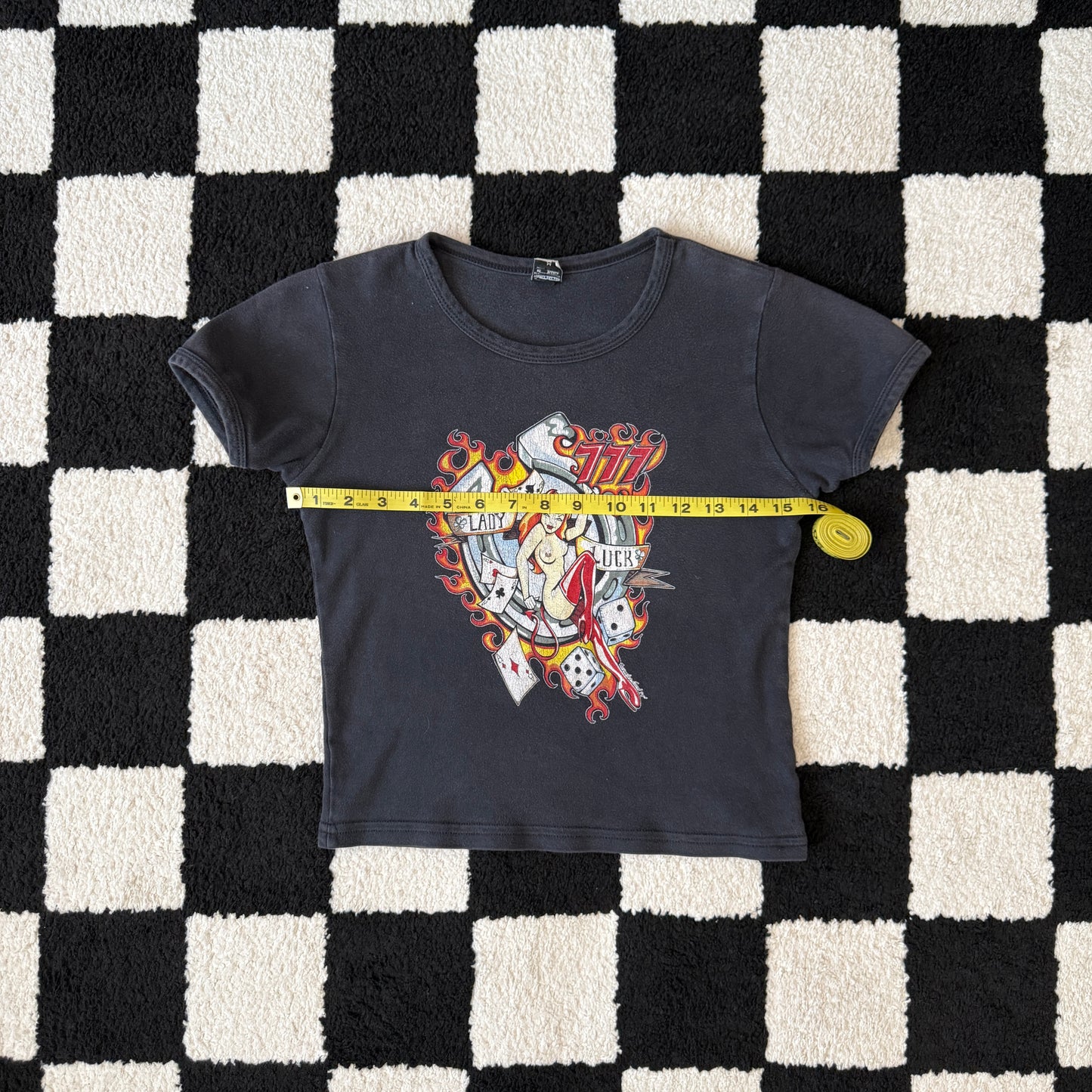 unique vintage whimsy 90s y2k graphic baby tee