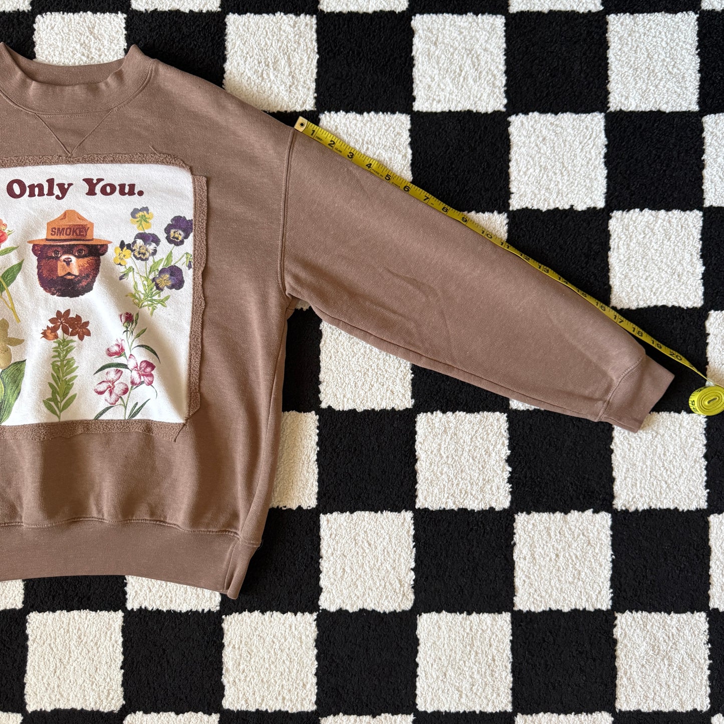 unique handmade whimsy 90s y2k graphic pullover sweatshirt