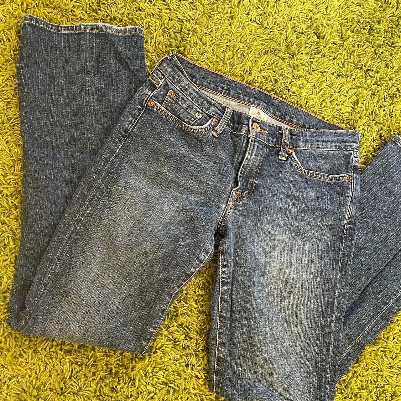 low rise lucky brand y2k denim pants