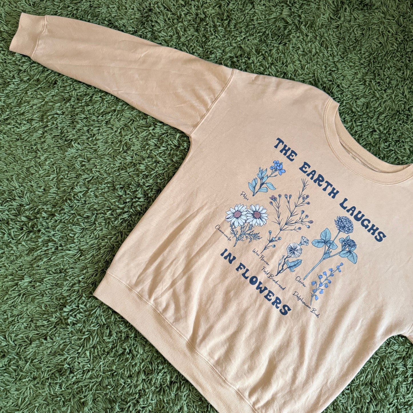 whimsical 90s y2k graphic pullover sweatshirt