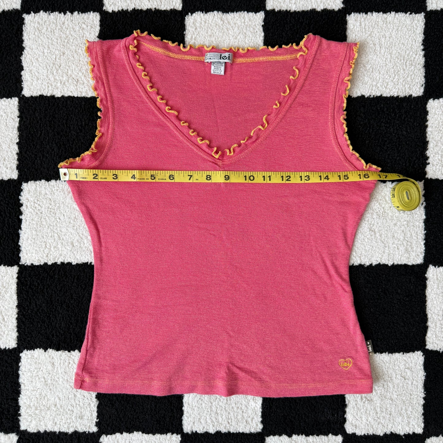 unique vintage whimsical 90s y2k L.E.I. tank top