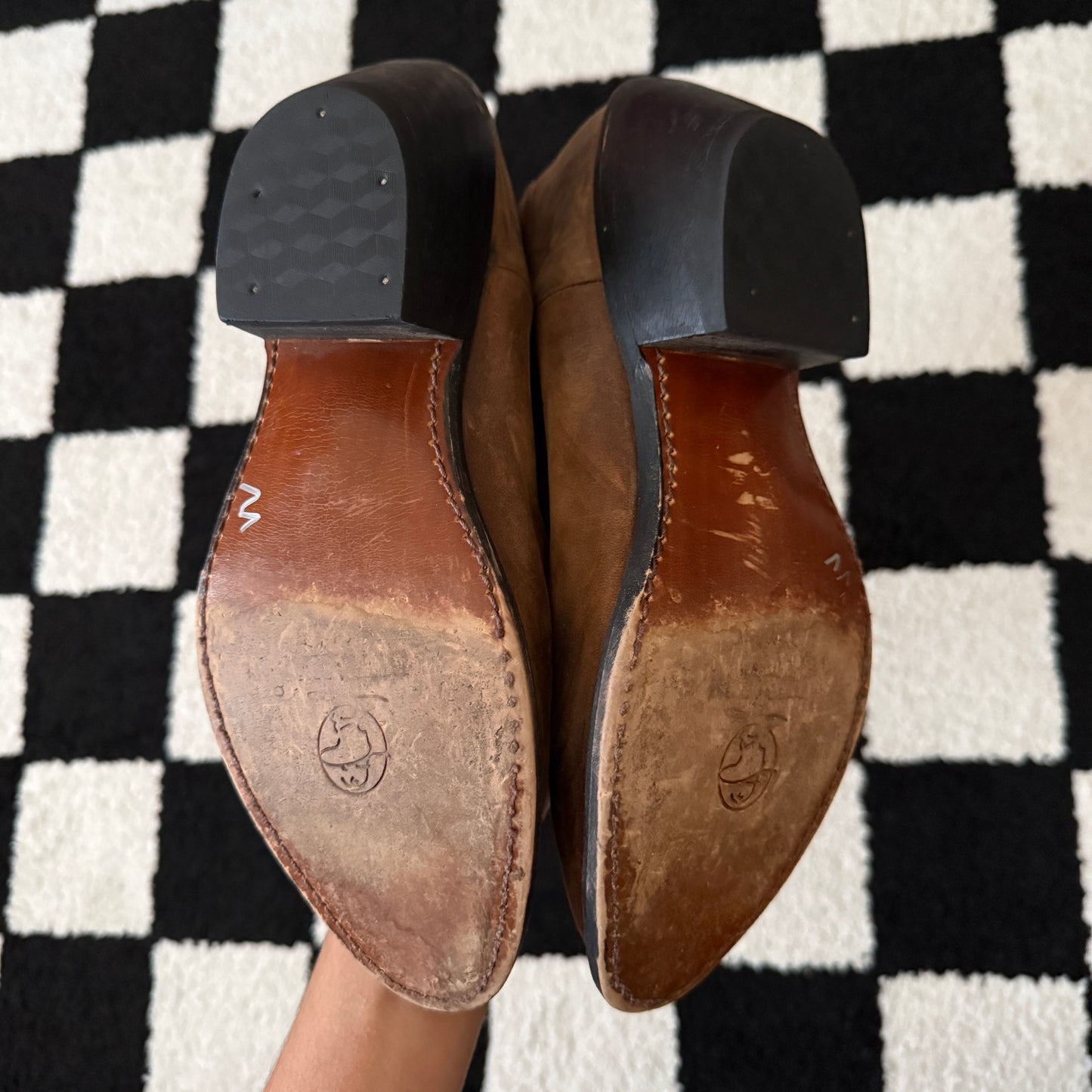 whimsy 90s y2k leather cowgirl boots