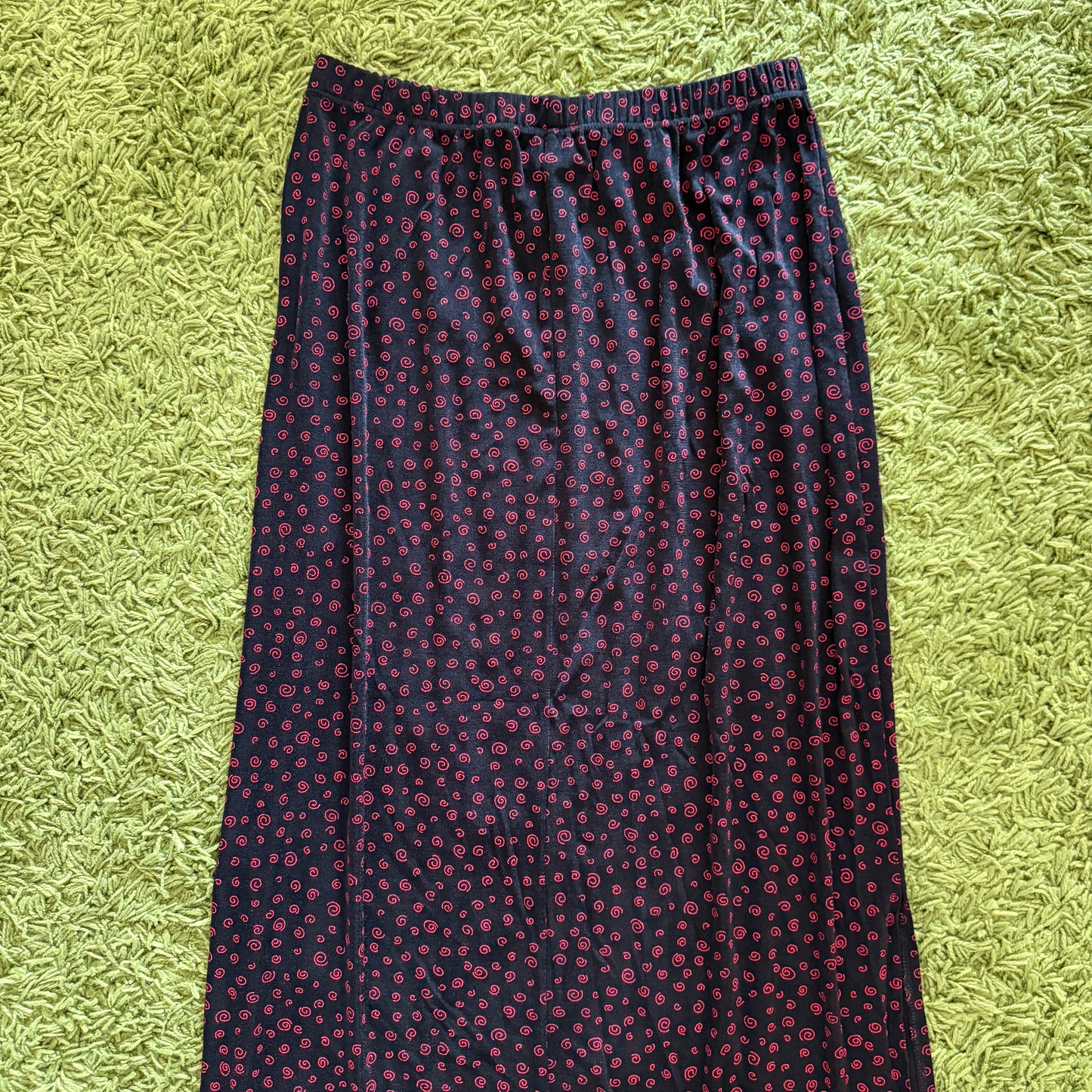 unique vintage whimsical 90s y2k maxi skirt