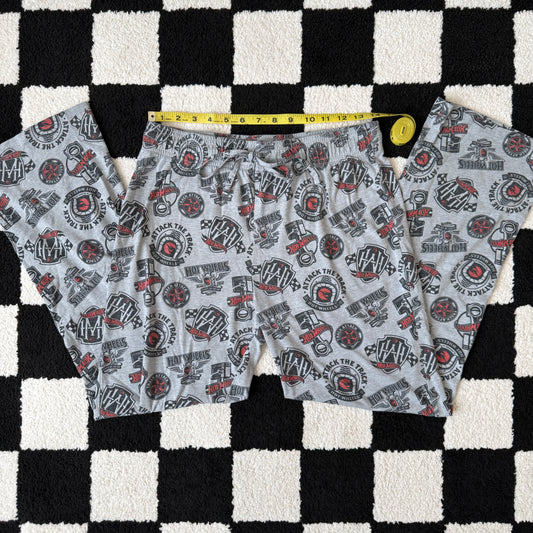 unique vintage whimsical 90s y2k HOT WHEELS lounge pants