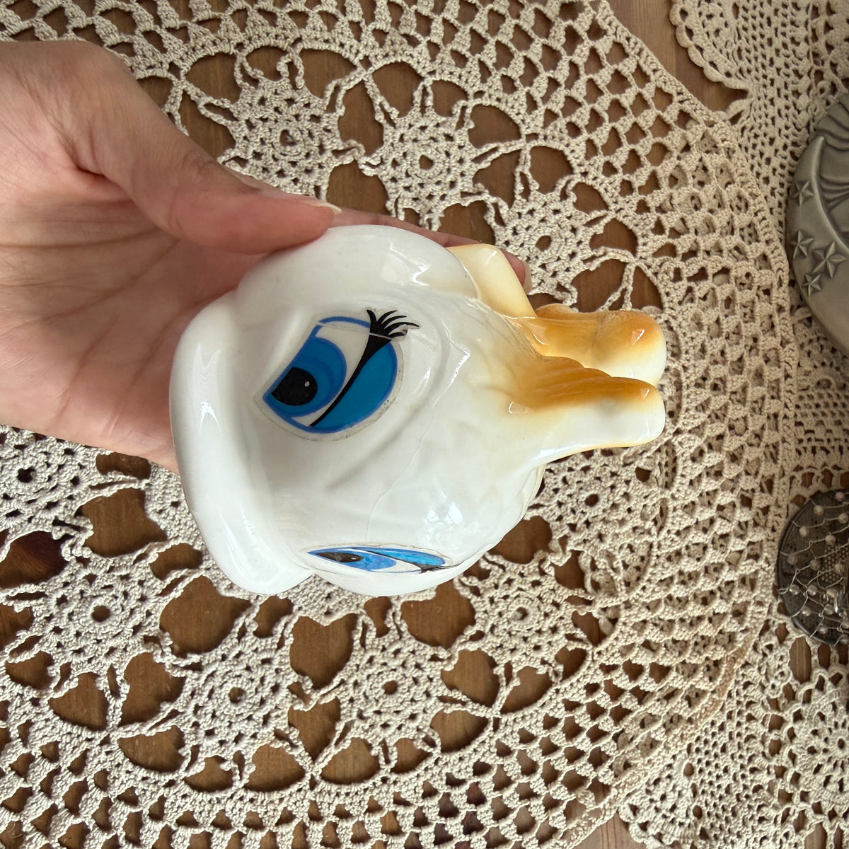 unique vintage whimsical folk art figure collectable trinket