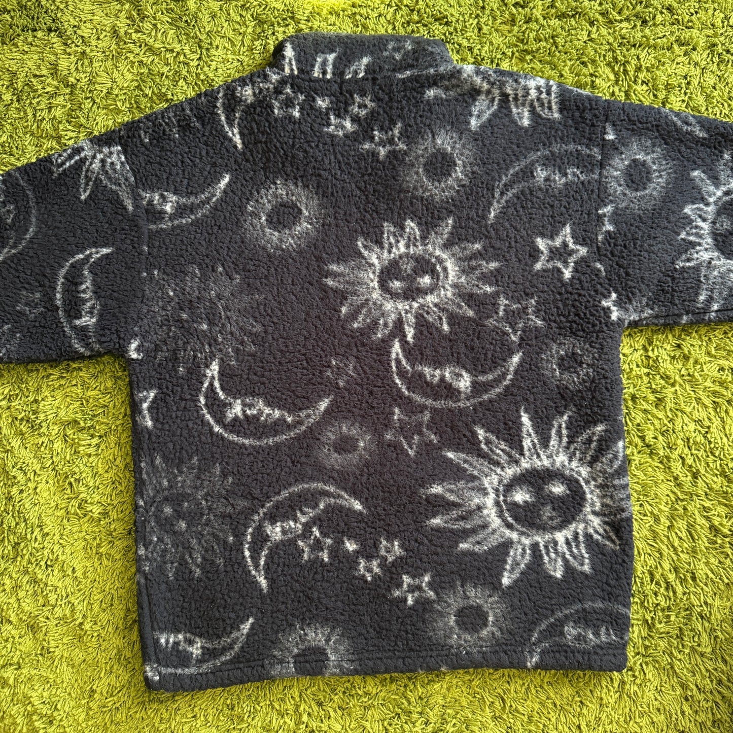 unique vintage whimsy celestial 90s y2k EARTHBOUND cardigan sweater