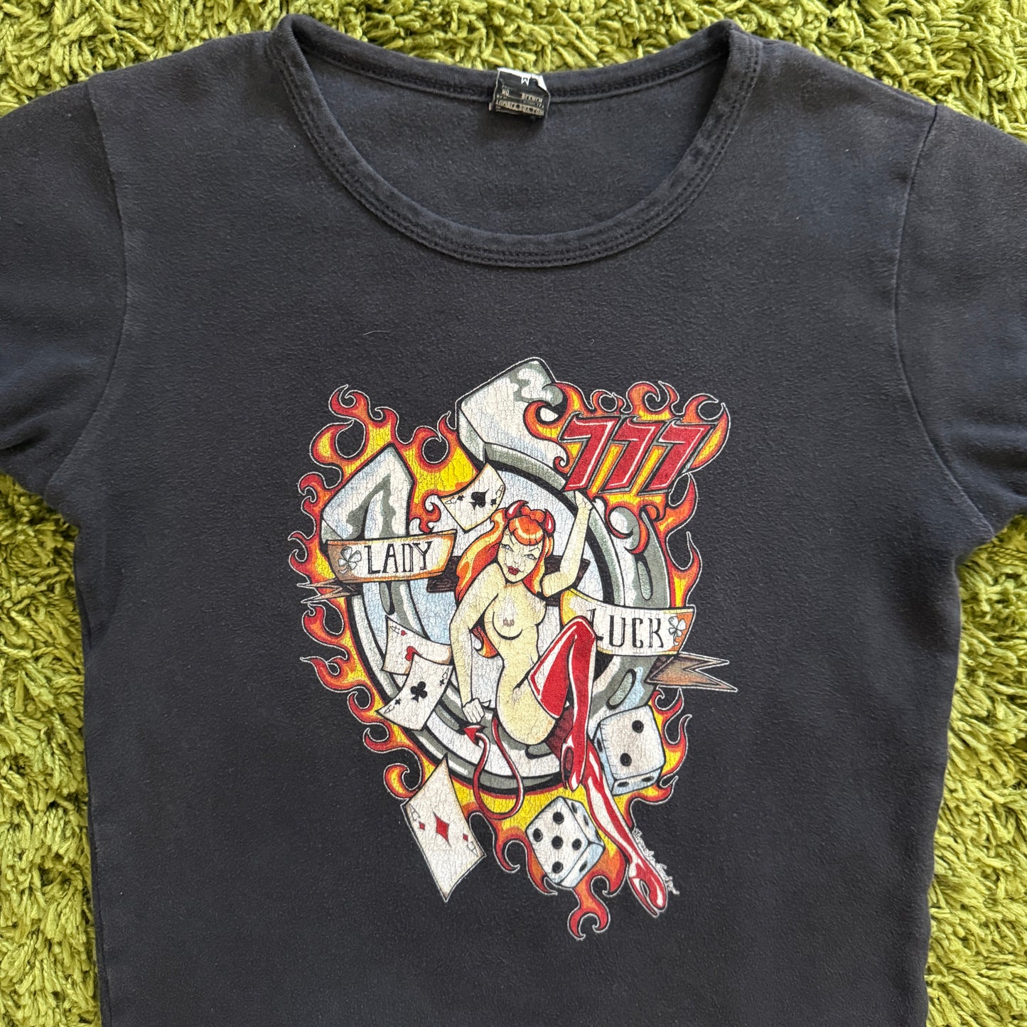 unique vintage whimsy 90s y2k graphic baby tee