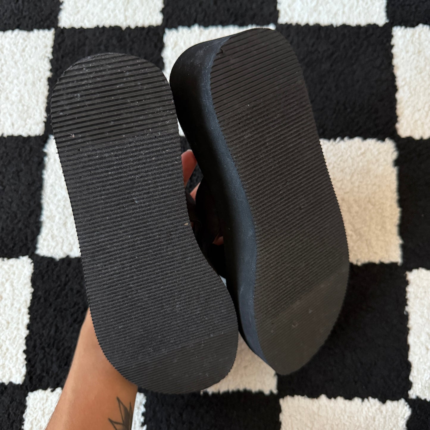 vintage whimsy 90s y2k CALVIN KLEIN chunky sandals