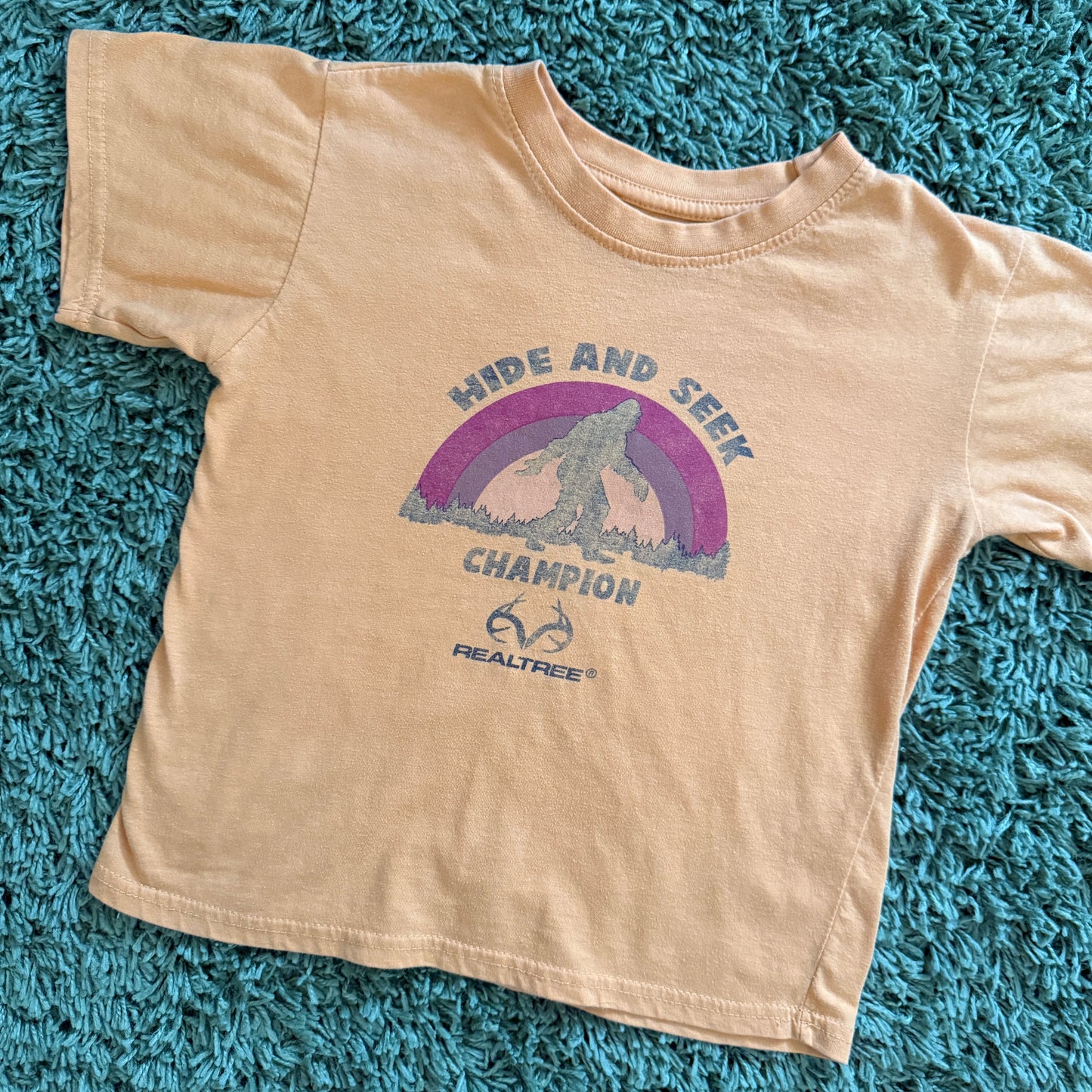 unique vintage whimsy 90s y2k REALTREE graphic baby tee