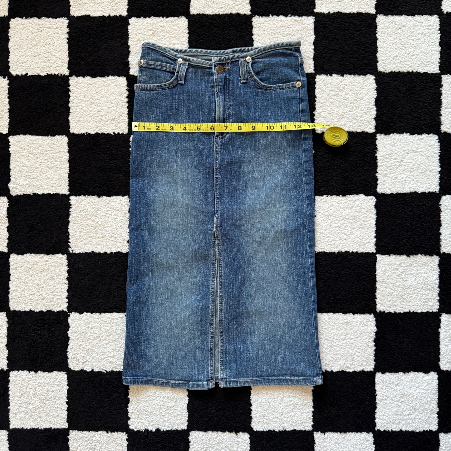 vintage whimsy 90s y2k denim skirt