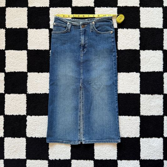 vintage whimsy 90s y2k denim skirt