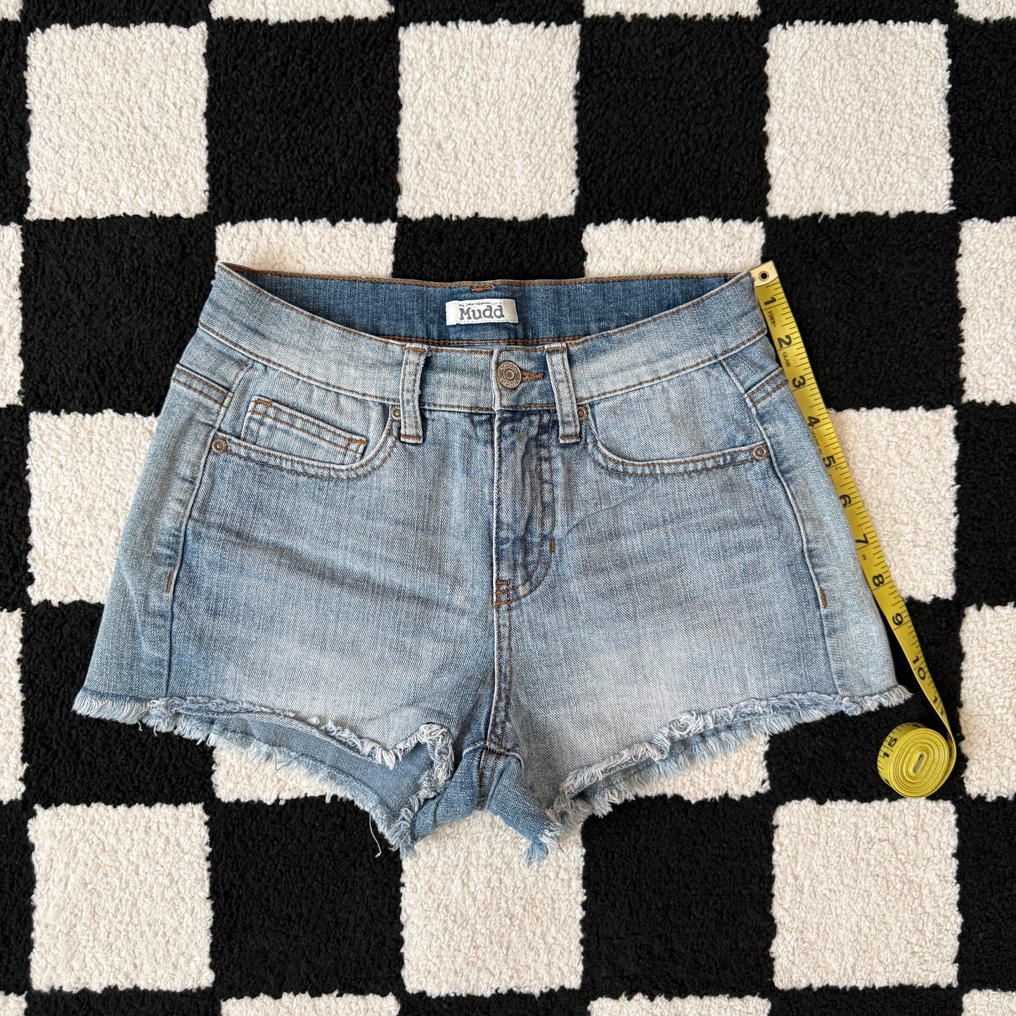 vintage whimsy 90s y2k MUDD denim shorts
