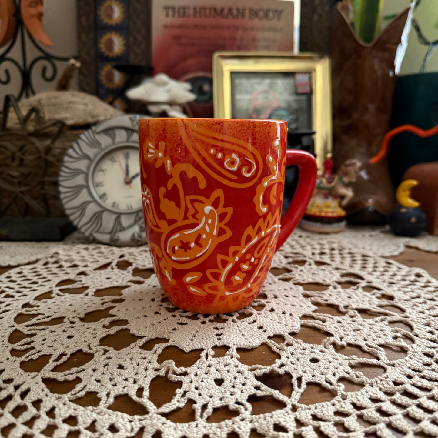 unique vintage whimsical mug