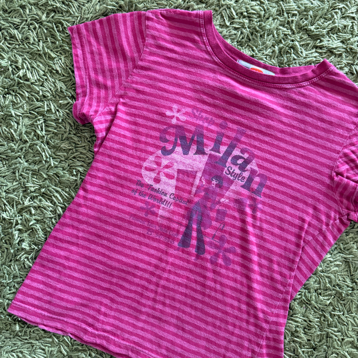 unique vintage whimsical 90s y2k graphic baby tee