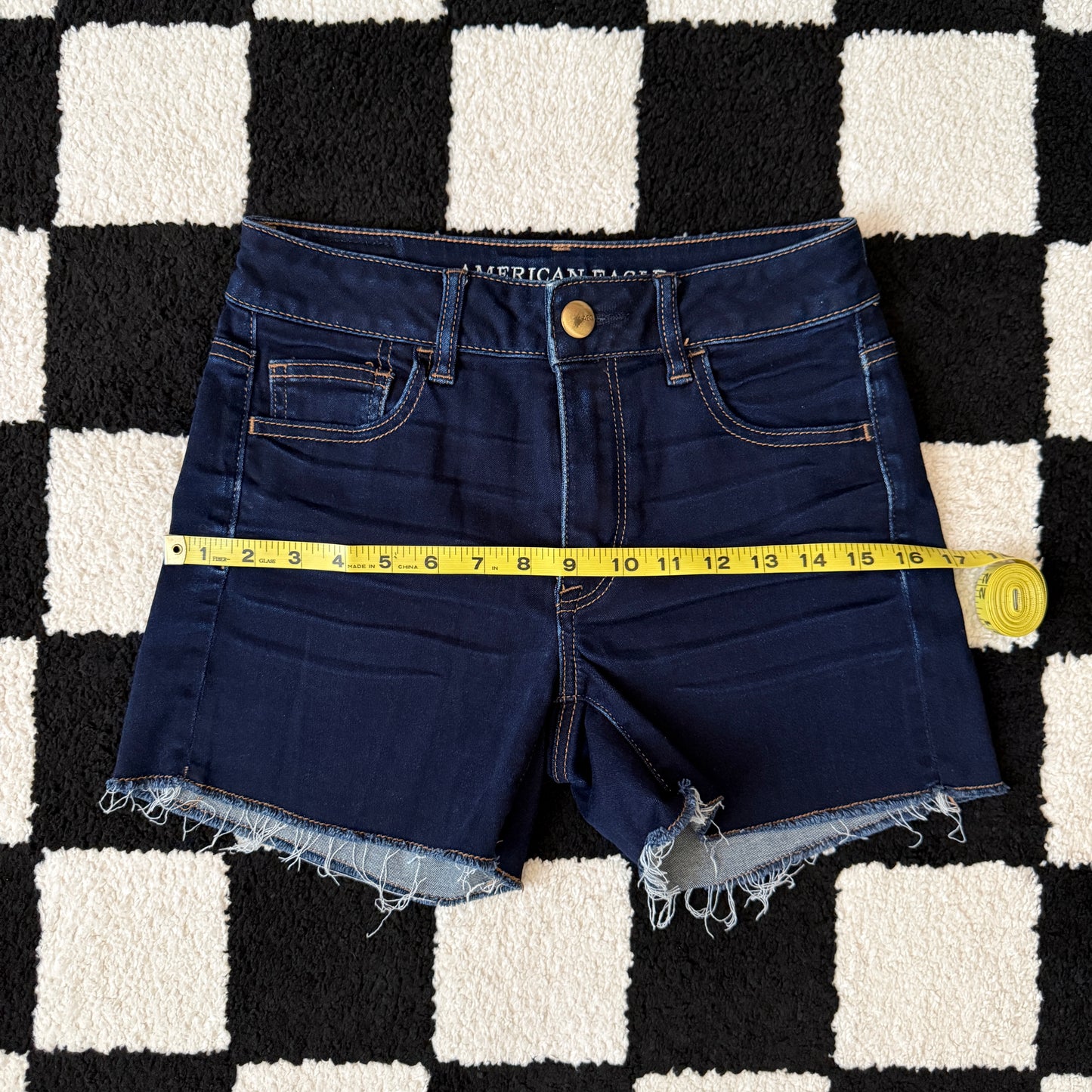 whimsy 90s y2k AMERICAN EAGLE OUTFITTERS denim shorts