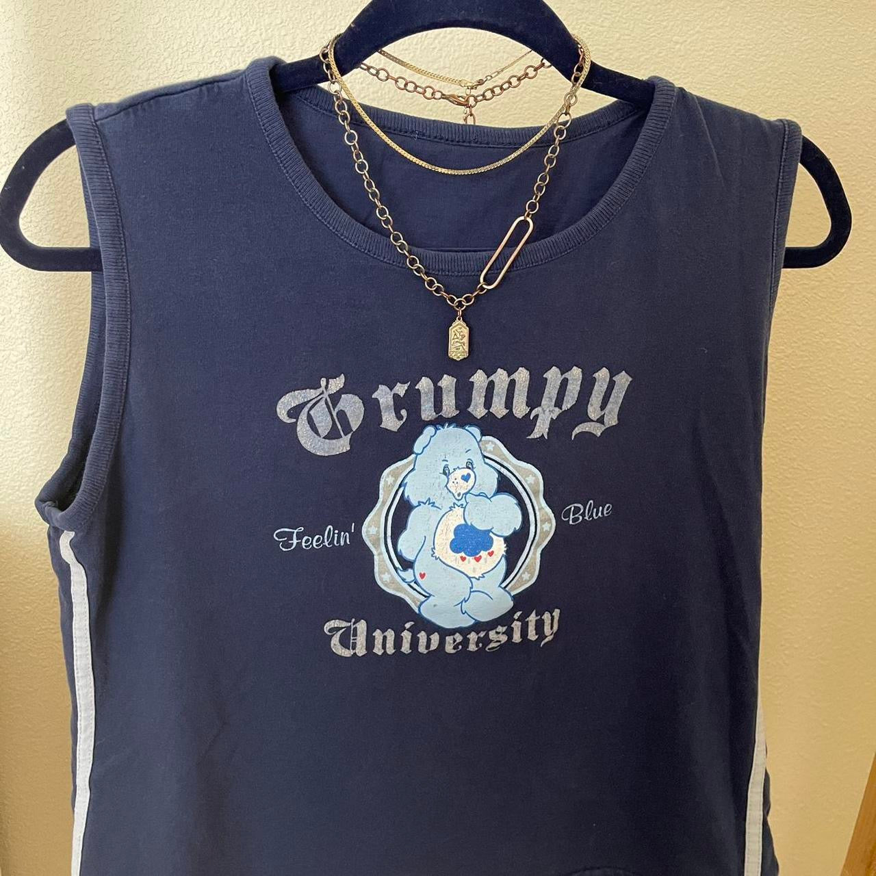 vintage whimsy 90s y2k CARE BEAR graphic tank top