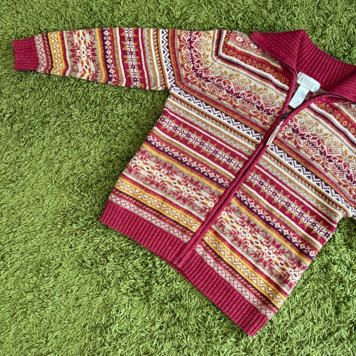 vintage whimsy 90s y2k knit cardigan sweater