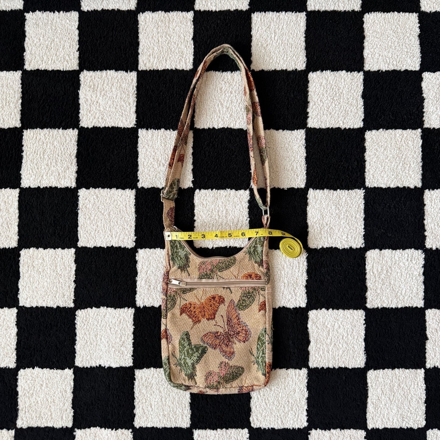 unique vintage whimsical 90s y2k butterfly shoulder bag