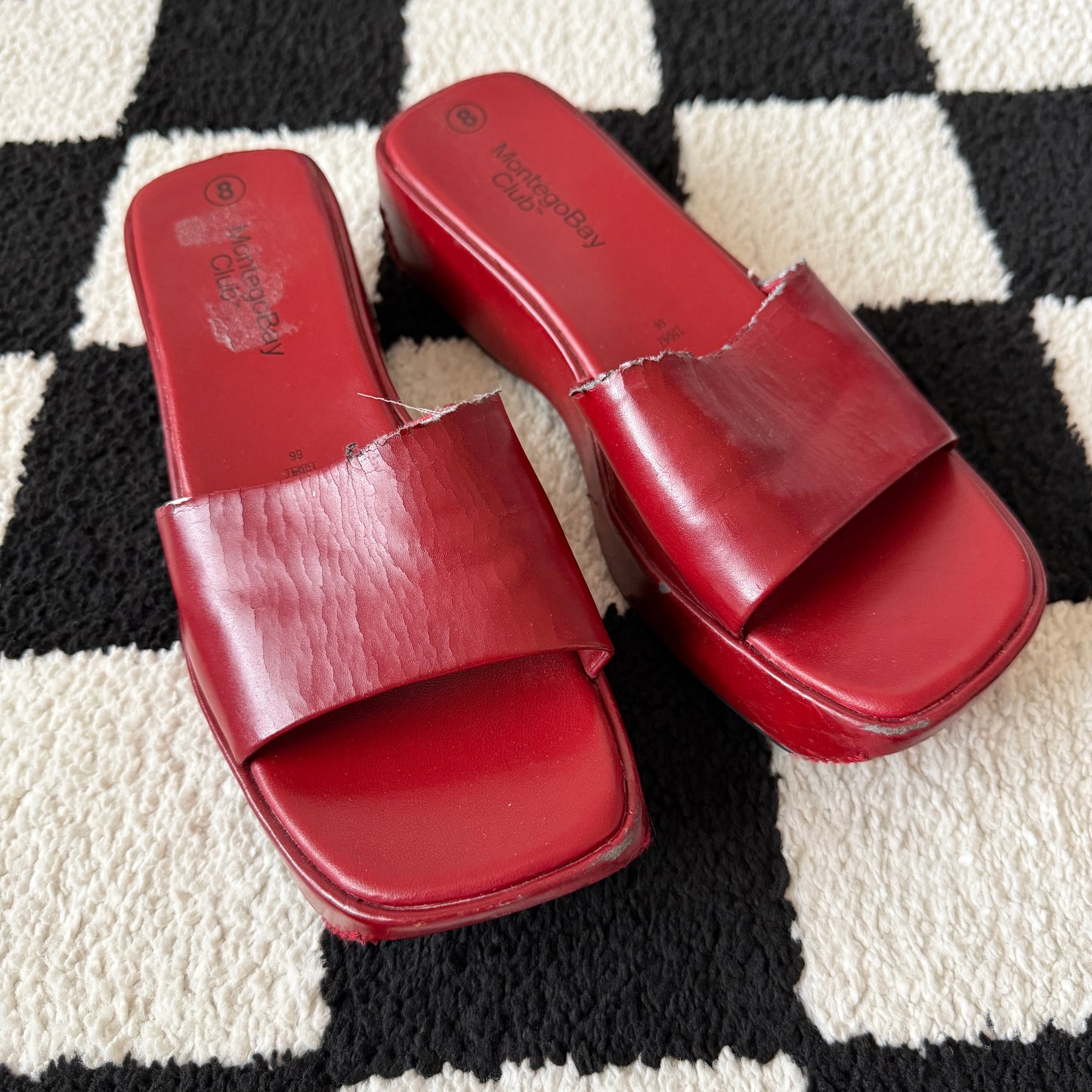 unique vintage whimsical 90s y2k chunky sandals
