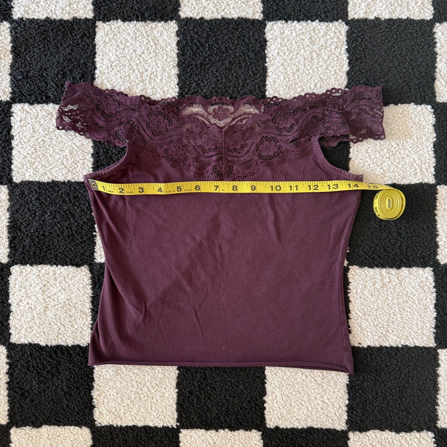 unique vintage whimsical 90s y2k off shoulder top