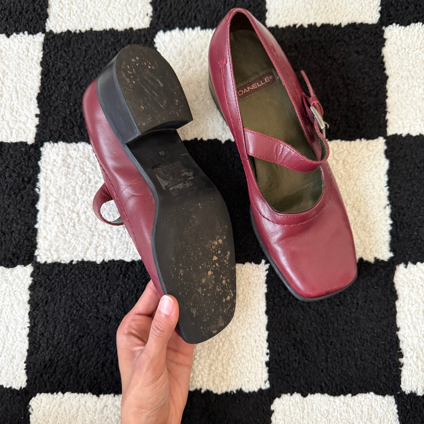 vintage whimsy 90s y2k DANELLE chunky mary janes