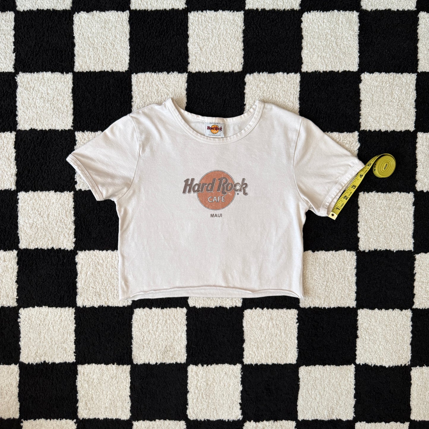 unique vintage whimsy 90s y2k HARD ROCK CAFE graphic baby tee