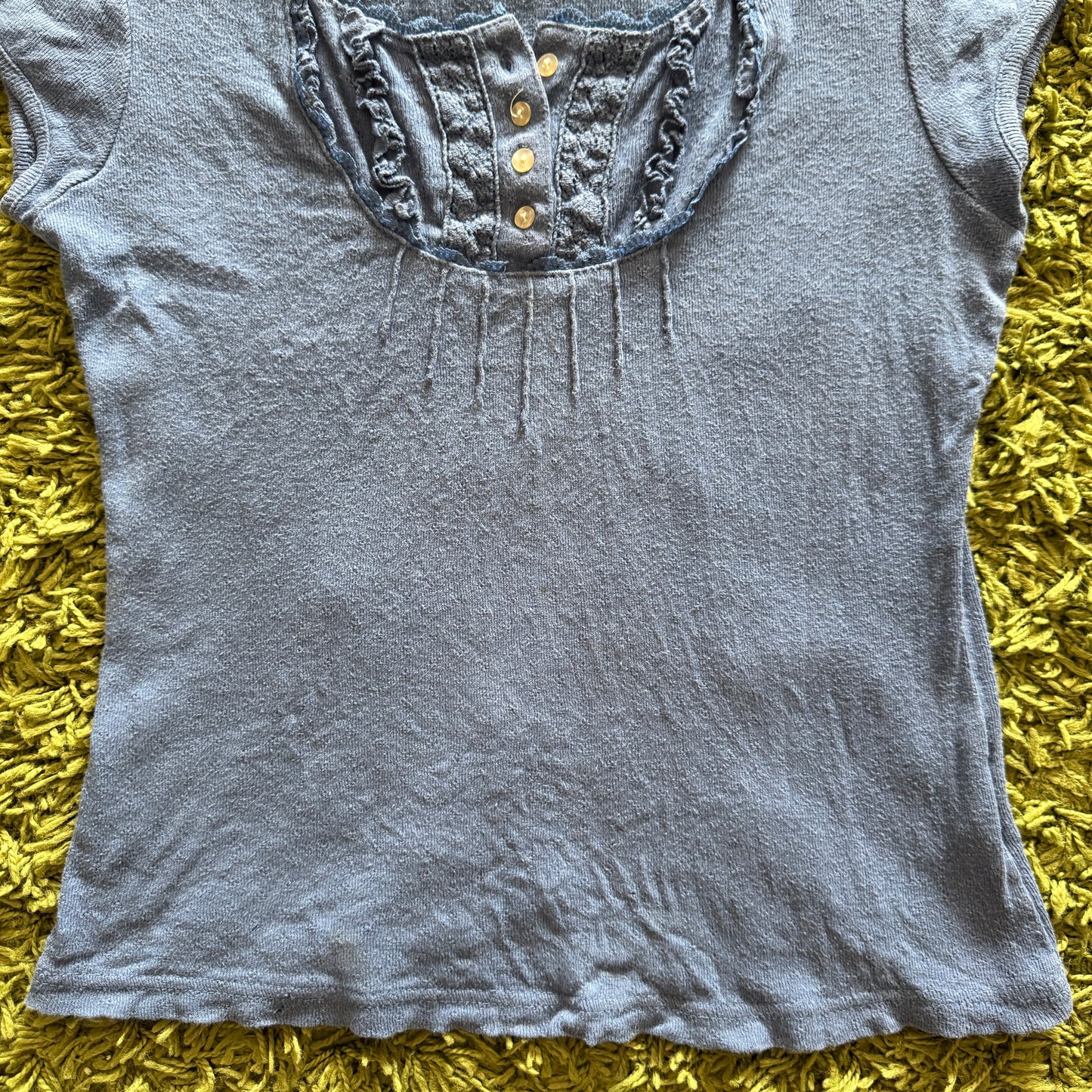 unique vintage whimsical 90s y2k FADED GLORY babydoll top