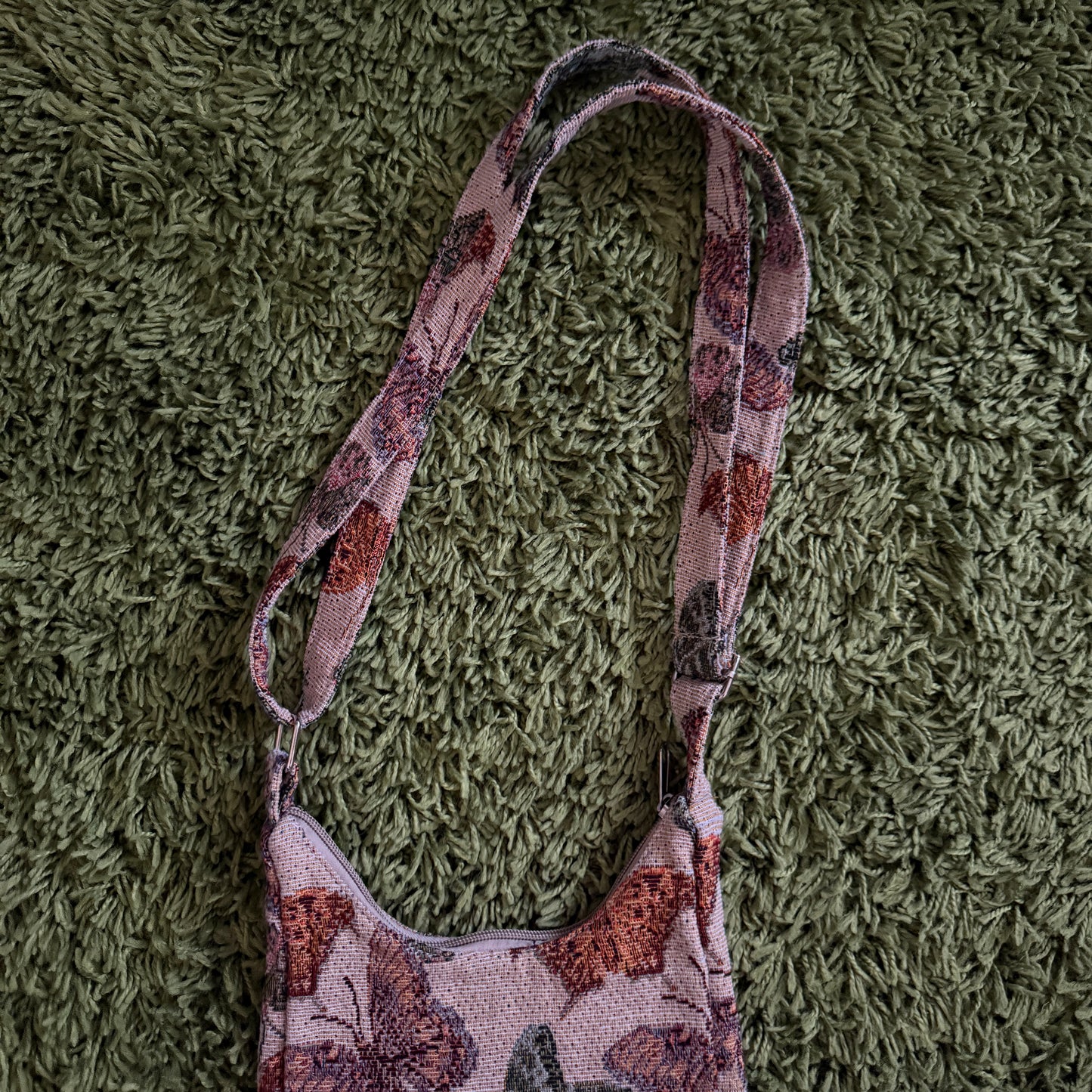 unique vintage whimsical 90s y2k butterfly shoulder bag