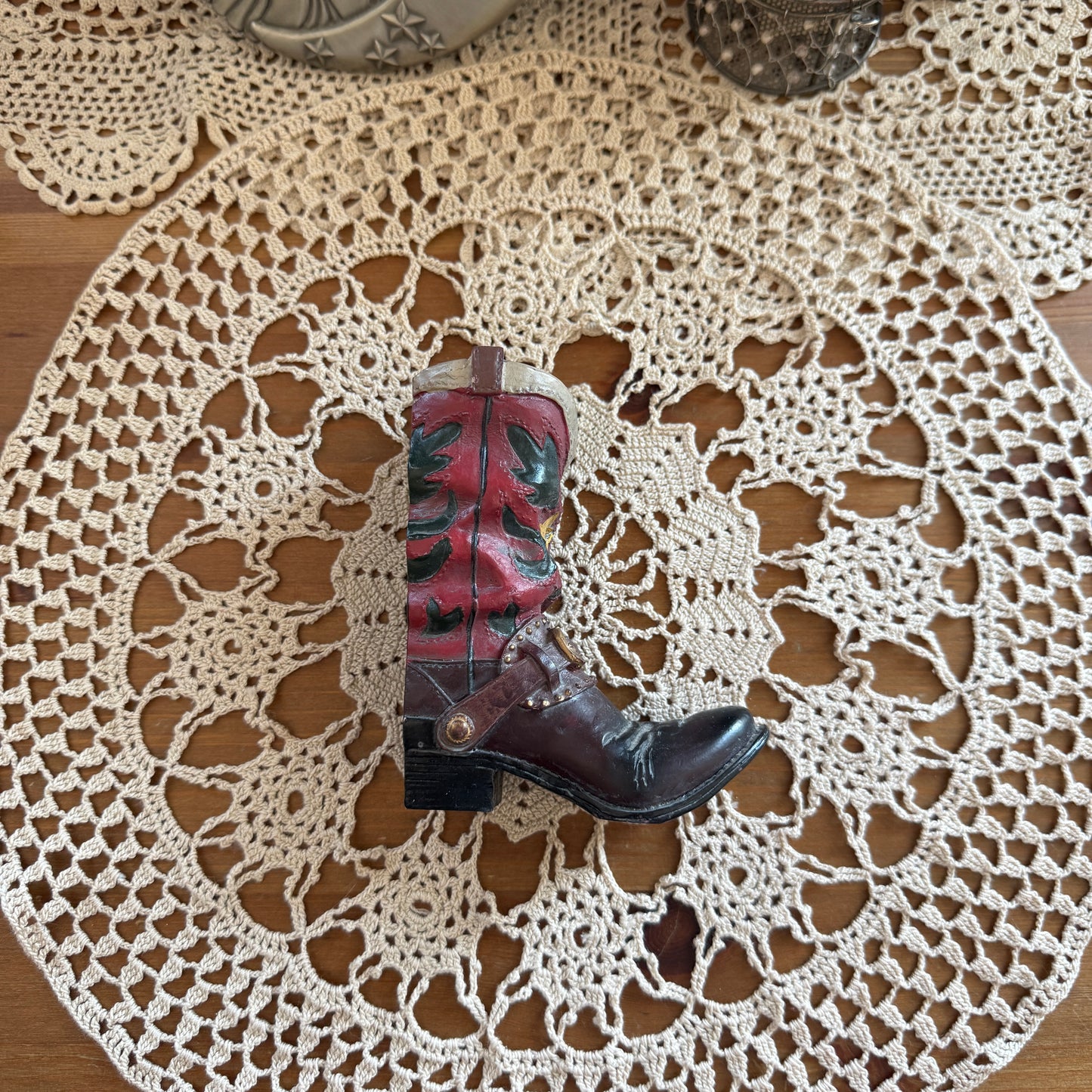 unique vintage whimsical celestial star boot figure collectable trinket