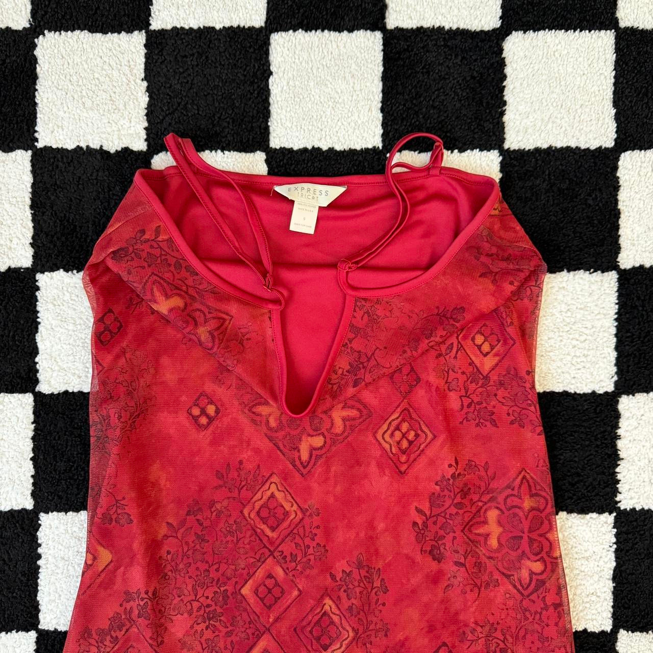 vintage whimsy y2k grunge midi dress