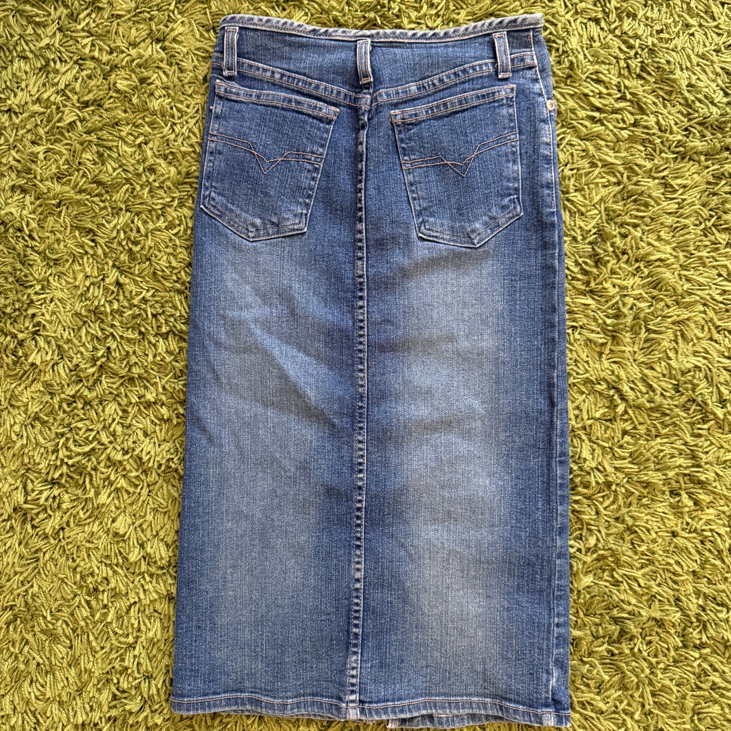 vintage whimsy 90s y2k denim skirt